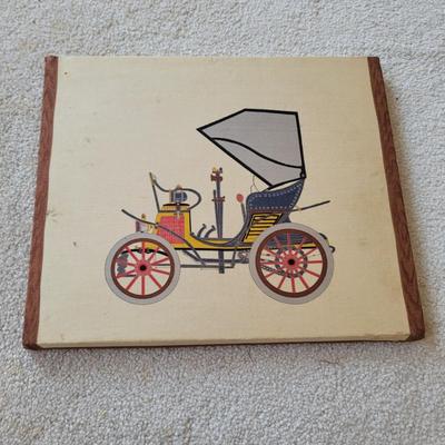 Collection of Early Automobile Fabric Prints (LR-EL)