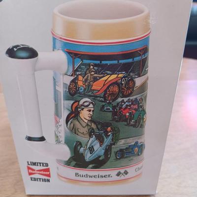 BUDWEISER AIR FORCE AND CHASING THE CHECKERED FLAG BEER STEINS