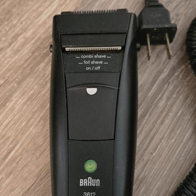 Braun Electric Shaver & Hand Mirror