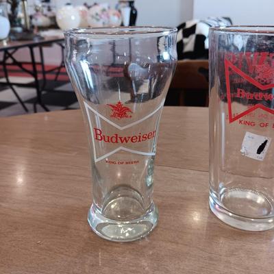 A VARIETY OF BEER GLASSES