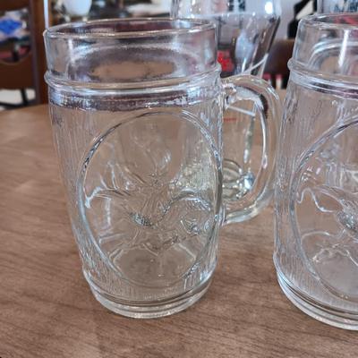 A VARIETY OF BEER GLASSES