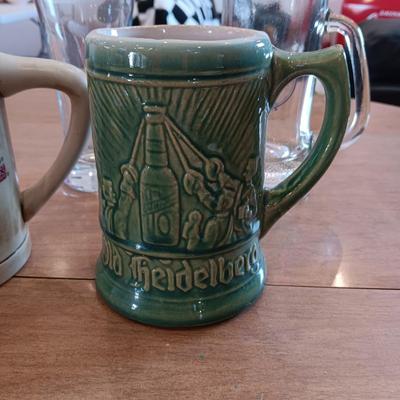 BEER STEINS AND GLASSES