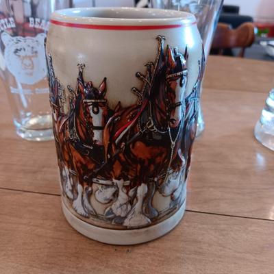 BEER STEINS AND GLASSES