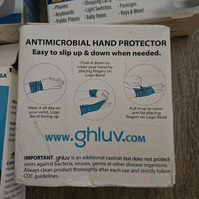 New Unopened Germ Killing Lights and Gloves