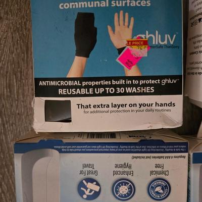New Unopened Germ Killing Lights and Gloves