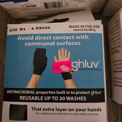New Unopened Germ Killing Lights and Gloves