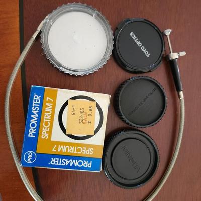 Minolta X-700 35 mm film camera and accessories
