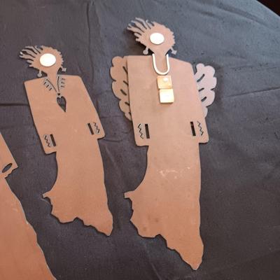 HANDMADE STEEL WOMEN OF SPIRIT "ANGEL OF CONFIDENCE" AND "FREEDOM"