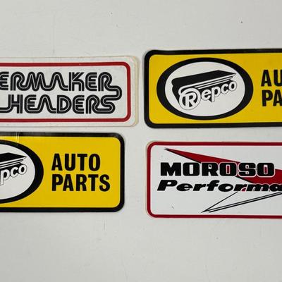 Vintage Automotive Equipment Sticker Lot