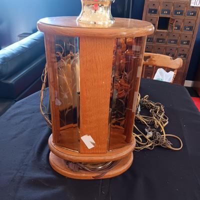 VINTAGE LAMPS AND HANGING LIGHT WITH CHAIN