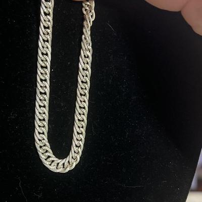 Silver toned bracelet