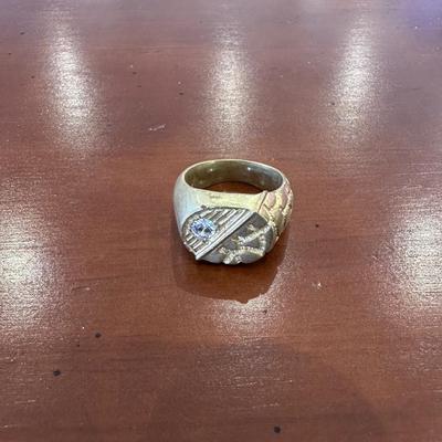 MENS GOLD FILLED RING SIZE 9 1/2