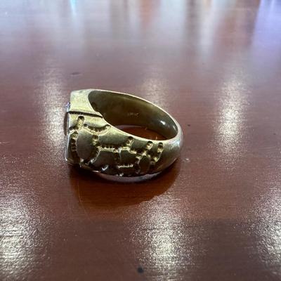 MENS GOLD FILLED RING SIZE 9 1/2