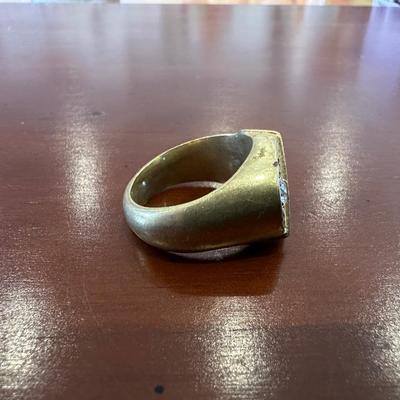 MENS GOLD FILLED RING SIZE 9 1/2