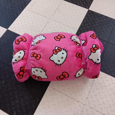 SUPER SOFT HELLO KITTY SLEEPING BAG W/PILLOW