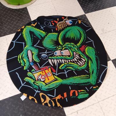 RAT FINK THROW RUG