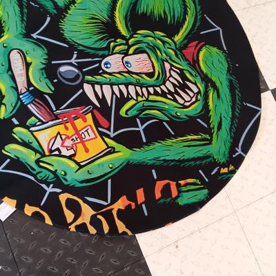 RAT FINK THROW RUG