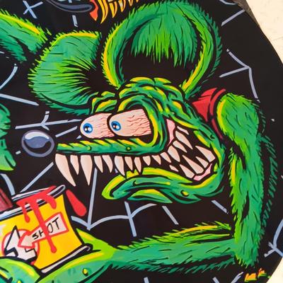 RAT FINK THROW RUG