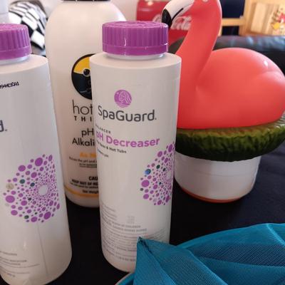 NEW HOT TUB CHEMICALS AND ACCESSORIES