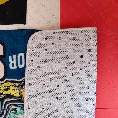 CLASSIC HOT ROD AND RAT FINK THROW RUGS