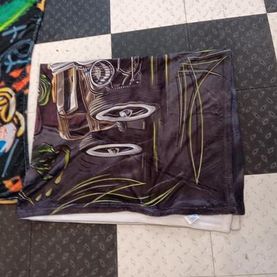 2 SUPER SOFT RAT FINK THROW BLANKETS