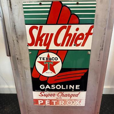 ORIGINAL TEXACO SKY CHIEF TOKHEIM GAS PUMP