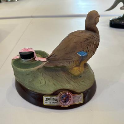 DUCKS UNLIMITED JIM BEAM DECANTERS
