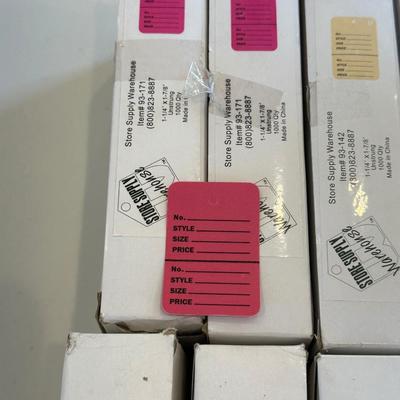 THERMAL PAPER ROLLS FOR EPSON AND OTHER REGISTERS, PRICE TAGS AND A BINDER