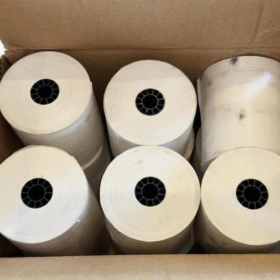 THERMAL PAPER ROLLS FOR EPSON AND OTHER REGISTERS, PRICE TAGS AND A BINDER