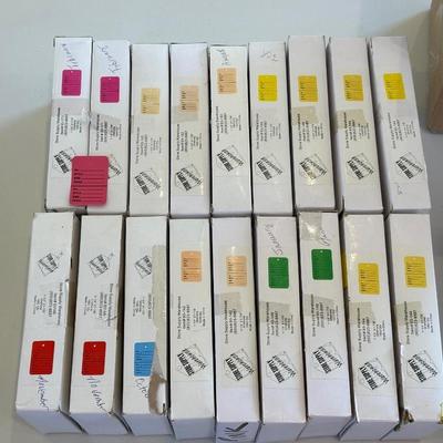 THERMAL PAPER ROLLS FOR EPSON AND OTHER REGISTERS, PRICE TAGS AND A BINDER