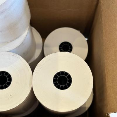 THERMAL PAPER ROLLS FOR EPSON AND OTHER REGISTERS, PRICE TAGS AND A BINDER