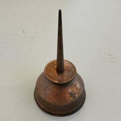 SMALL COPPER OIL CAN PLUS RACK PINK PATCH AND DECAL