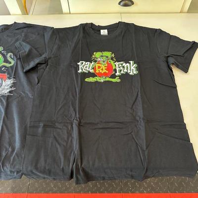 2 RAT FINK T-SHIRTS SIZE LARGE