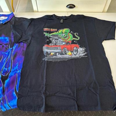 2 NEW MEN'S SHIRTS SIZE L
