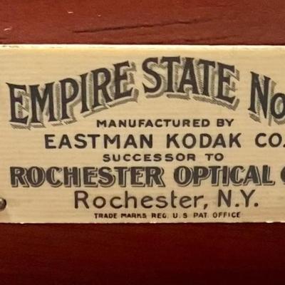 Kodak Empire State #2 Large Format View Camera