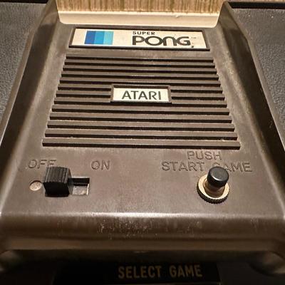 Vintage 70's Super Pong ATARI Video Game Console System