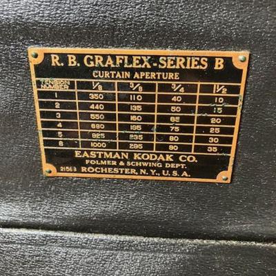 Graflex Series B Large Format Camera