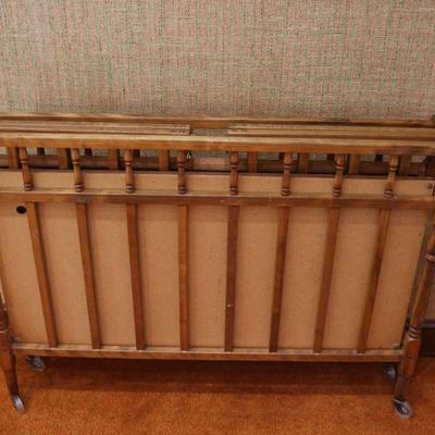 Vintage Wooden Folding Playpen