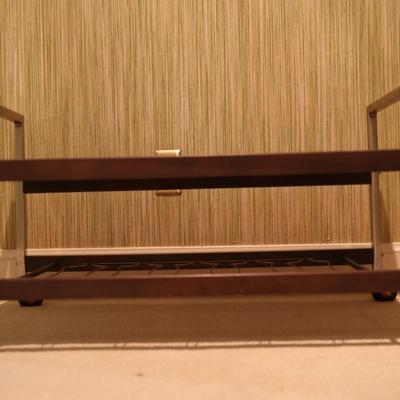 Mid Century Metal Rolling Cart