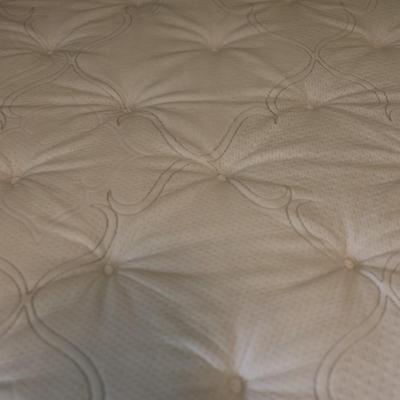 Wood Double Headboard with Beauty Rest Mattress