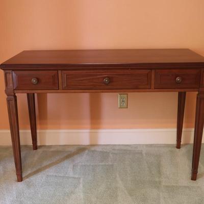 Davis Cabinet Company Three Drawer Desk/Table