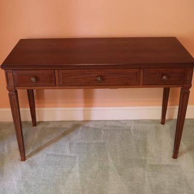 Davis Cabinet Company Three Drawer Desk/Table
