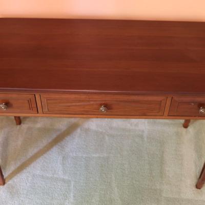 Davis Cabinet Company Three Drawer Desk/Table