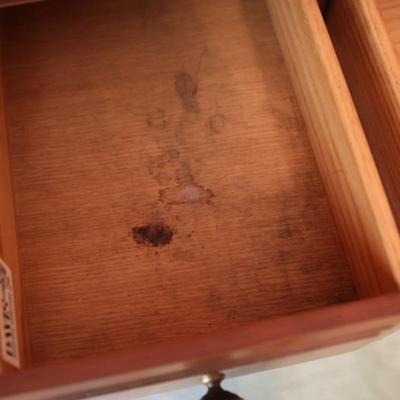 Davis Cabinet Company Three Drawer Desk/Table