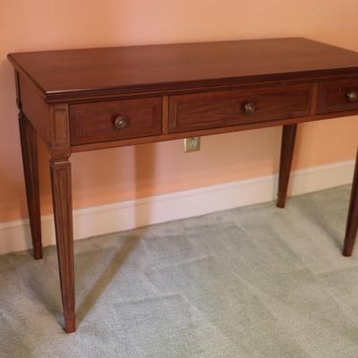 Davis Cabinet Company Three Drawer Desk/Table