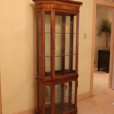 Illuminated Curio Cabinet