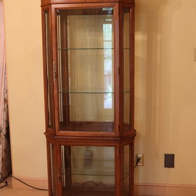 Illuminated Curio Cabinet