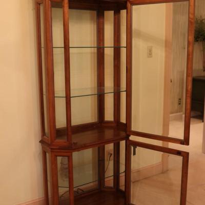 Illuminated Curio Cabinet