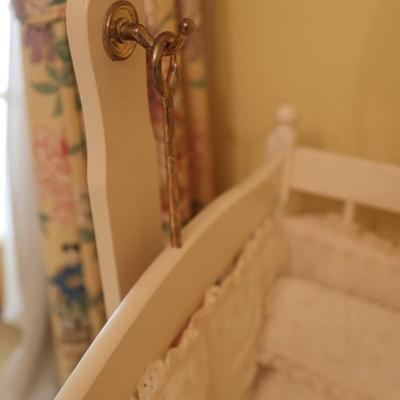 Vintage Wood Swinging Cradle