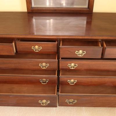 American Drew Ten Drawer Chest of Drawers
